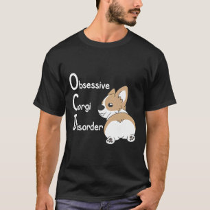 Ocd Cute Corgi Dog Tee By Corgi