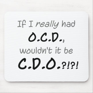 OCD MOUSE PAD
