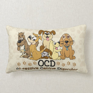 OCD Obsessive Canine Disorder Lumbar Cushion