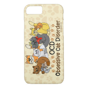 OCD Obsessive Cat Disorder iPhone 8/7 Case