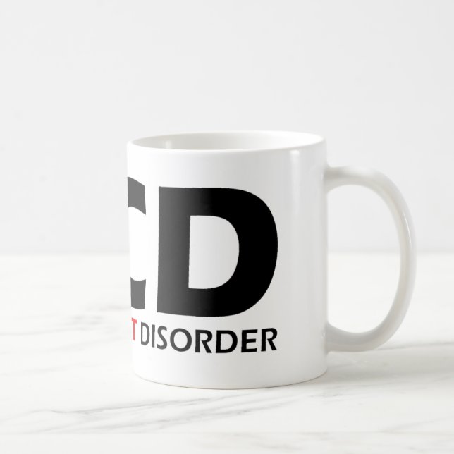 OCD - Obsessive Cat Disorder Coffee Mug (Right)