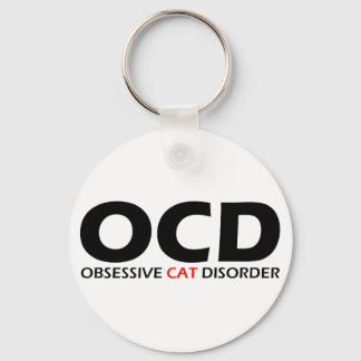OCD - Obsessive Cat Disorder Key Ring