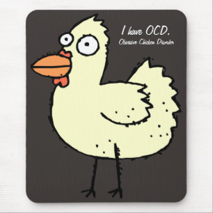 OCD Obsessive Chicken Disorder Mouse Pad