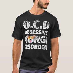 Ocd Obsessive Corgi Disorder Kids Boys Men Dog T-Shirt