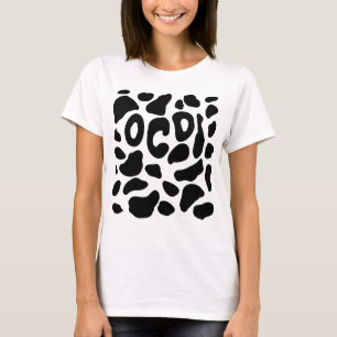 OCD Obsessive Cow Disorder Funny Cute Print Gift T-Shirt