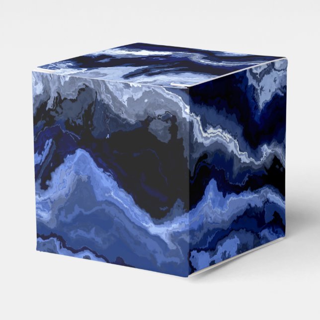 Ocean Agate   Favour Box (Front Side)
