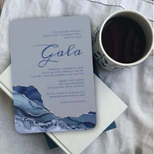 Ocean Agate Gala Invitation