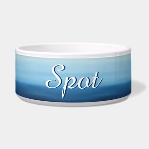 Ocean Air Personalised Pet Bowl