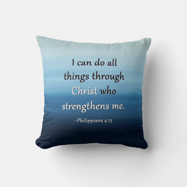 Ocean Air Scripture Pillow (Front)
