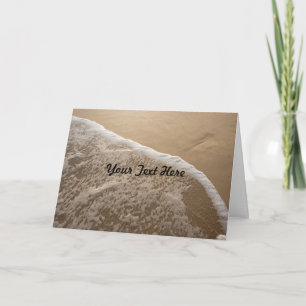 Ocean and Beach Greeting Card