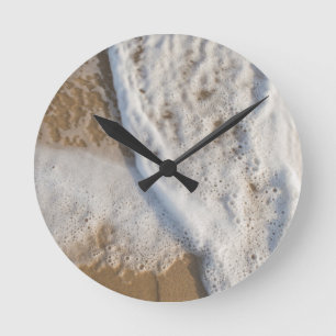 Ocean and Beach Round Clock