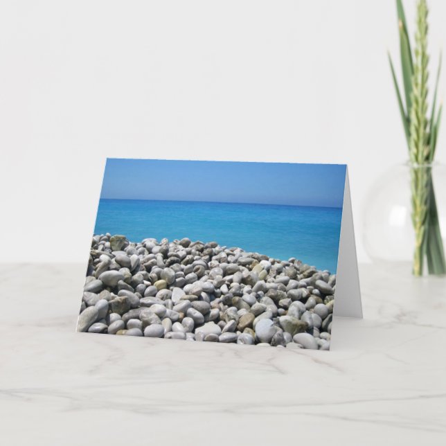 Ocean and Peebles Vacation Note Card (Front)