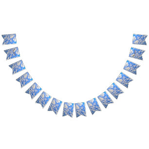Ocean and sky blue reflections bunting 