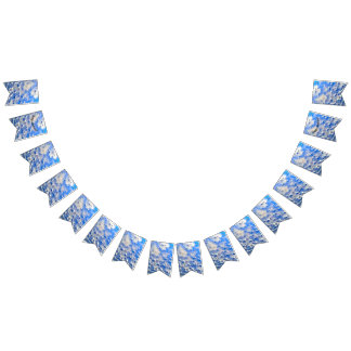 Ocean and sky blue reflections bunting