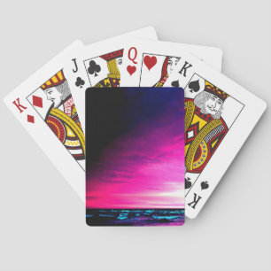 Ocean and Sunset Colourful and Peaceful Playing Cards