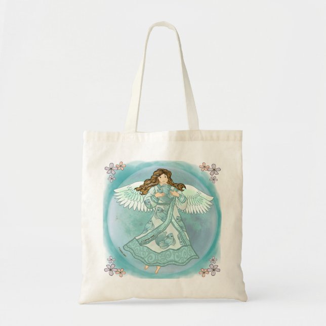 Ocean Angel Tote Bag (Front)