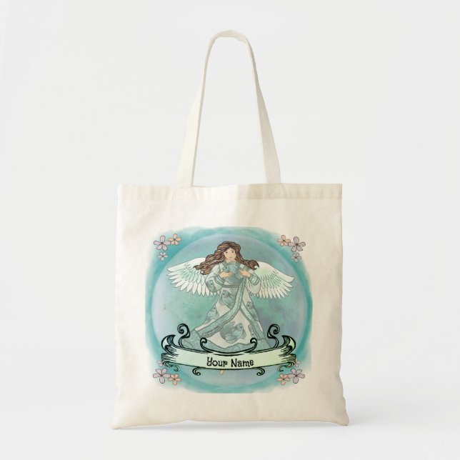 Ocean Angel Tote Bag (Front)