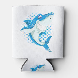 Ocean Animal Predator Aquarist Sea Monster Shark.p Can Cooler