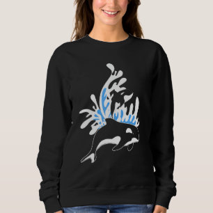 Ocean Animal Sea Waves Aquarium Killer Whale Orca Sweatshirt