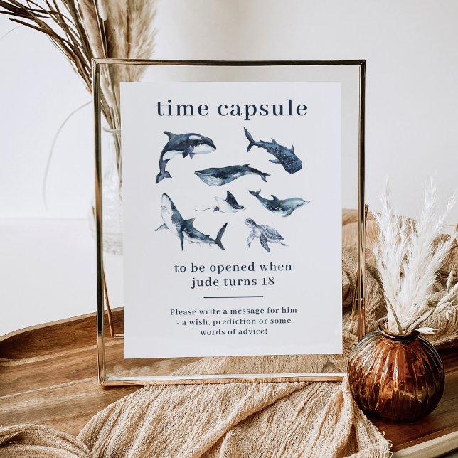 Ocean Animals Time Capsule Poster (Creator Uploaded)