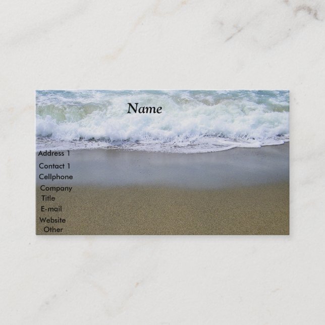Ocean Art_ Business Card (Front)