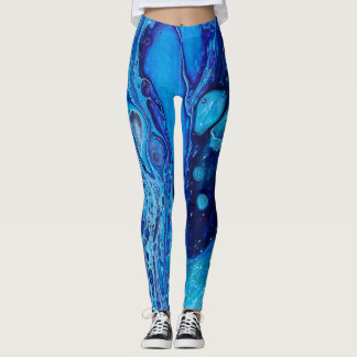 Ocean artwork leggings