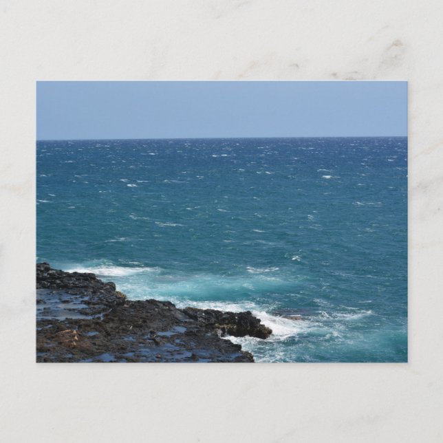 Ocean at Kauai Postcard (Front)