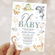 Ocean Baby Shower Gender Neutral Under The Sea