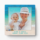 Ocean Background Seashells Standing Photo Frame