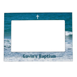 Ocean Baptism Magnetic Picture Frame
