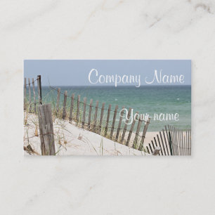 Ocean beach business card