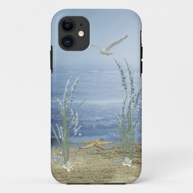 Ocean Beach Case-Mate iPhone Case (Back)