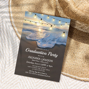 Ocean Beach Coastal 2025 Graduation Party Invitation