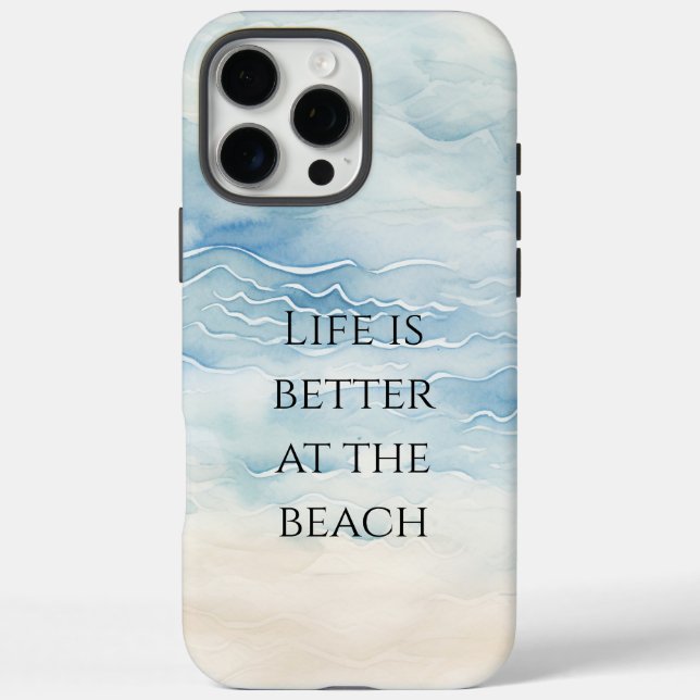 Ocean Beach Coastal   Case-Mate iPhone Case (Back)
