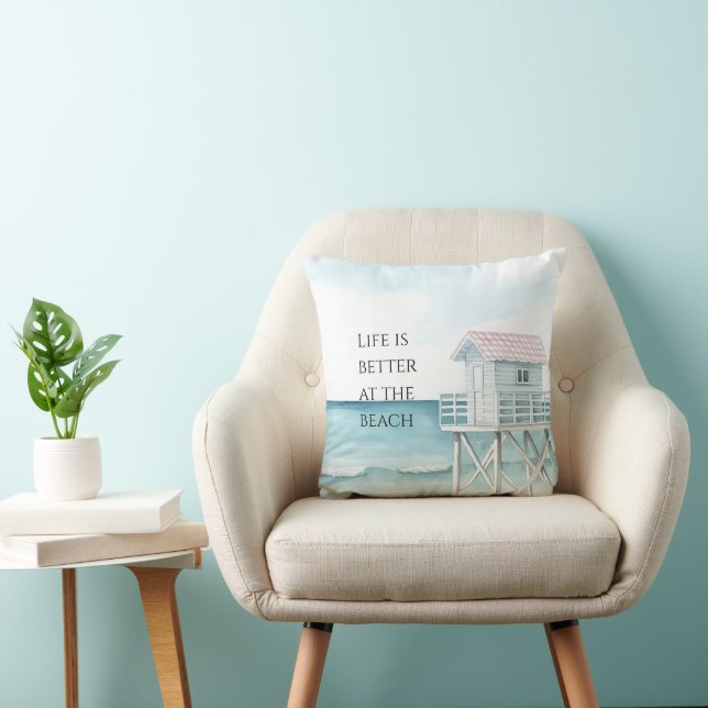 Ocean Beach Coastal  Cushion (Chair)