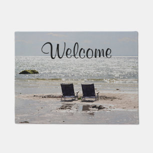 Ocean beach doormat
