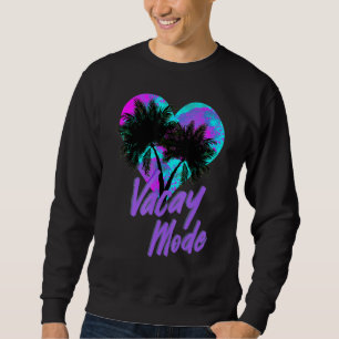 Ocean Beach Heart Love Graphic Summertime Sweatshirt