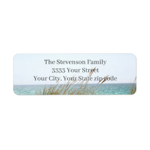 Ocean Beach Inspired Return Address Return Address Label