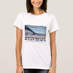 Ocean Beach, San Diego, California T-Shirt