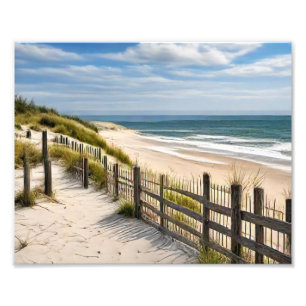 Ocean Beach Scene Photo Print
