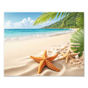 Ocean Beach Scene Photo Print