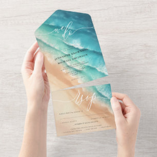 Ocean Beach Summer Special All In One Invitation