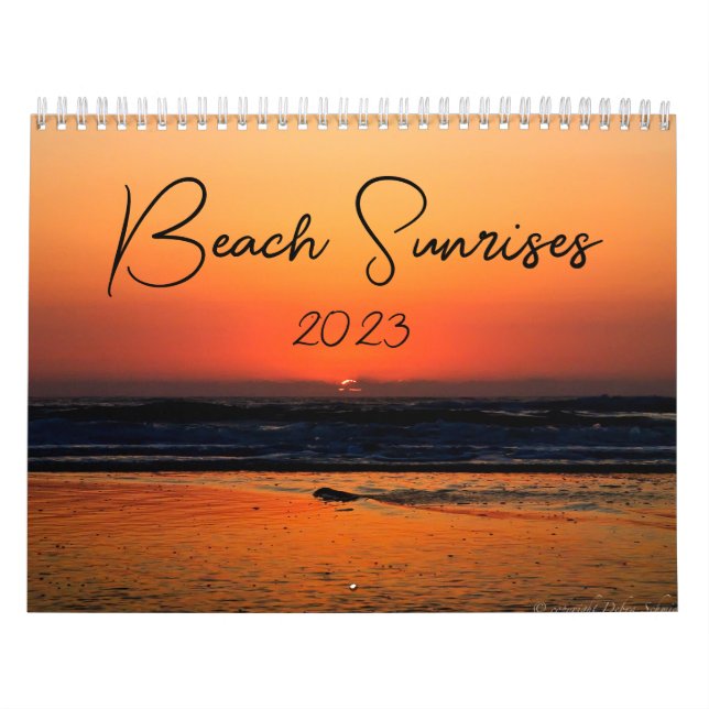 Ocean Beach Sunrises Calendar (Cover)