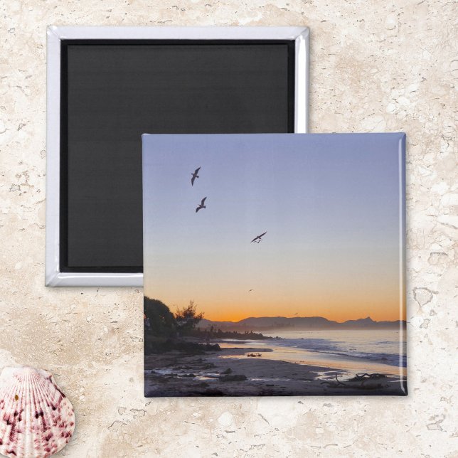 Ocean Beach Sunset Magnet (Creator Uploaded)