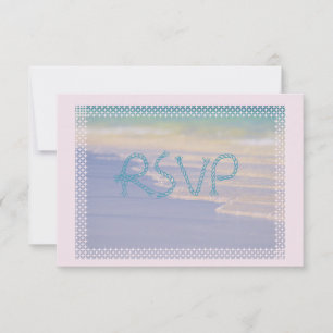 Ocean Beach Themed Wedding Invite