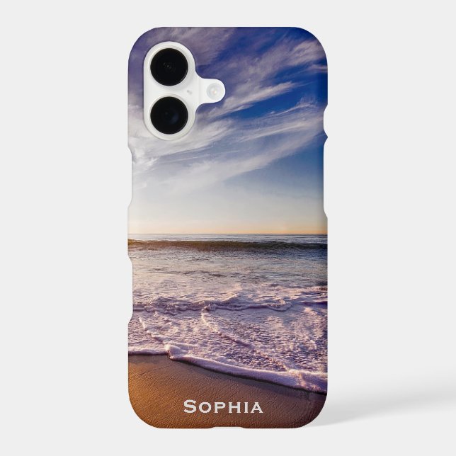 Ocean Beach Vacation Monogram Name (Back)