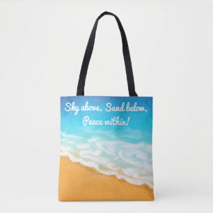 Ocean Beach waves Tote Bag