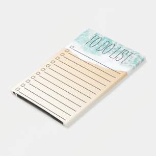 Ocean Beach Waves - Tropical List Post-it Notes