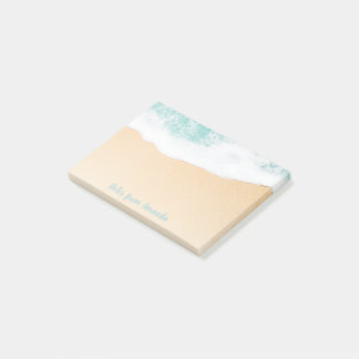 Ocean Beach Waves - Tropical Name Post-it Notes