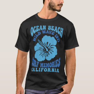 Ocean Beach Wild Wave 1971 Surf Memories Pullover 